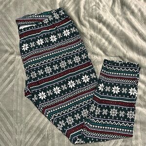Apt 9 Christmas Sweater Pattern Leggings